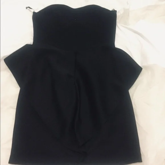 Peplum strapless dress - Picture 3 of 4